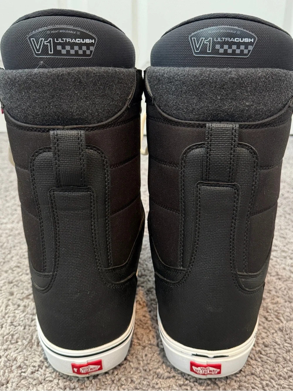 Vans Black & White Hi-Standard OG Snow Boots